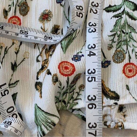 Rachel Ashwell Cottagecore Botanical Midi Dress V-neck Sleeveless Garden Style - Picture 8 of 15